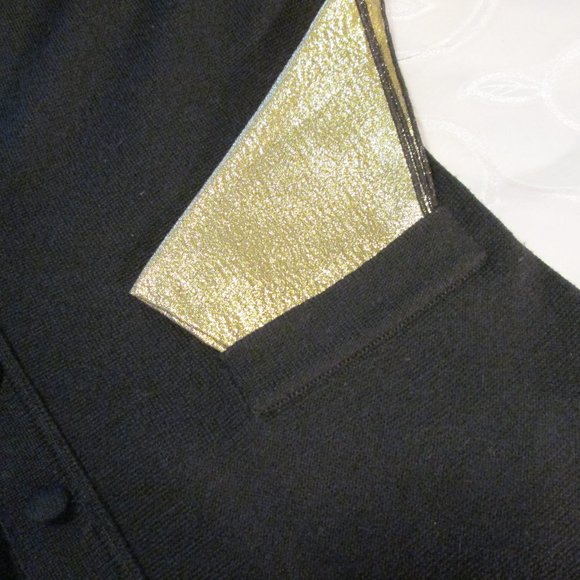 EXPRESS TRICOT BLACK TUNIC V NECK SWEATER/BLAZER/CARDIGAN - Picture 9 of 13